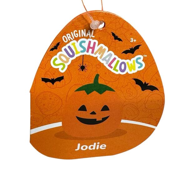 Squishmallows 5 inch Jodie the Pumpkin Halloween Plush Orange Jack O Lantern - Picture 7 of 7